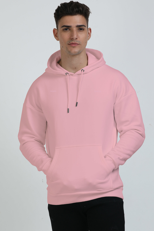 PRYTK Solid Light Pink Heavyweight Oversized Hoodie