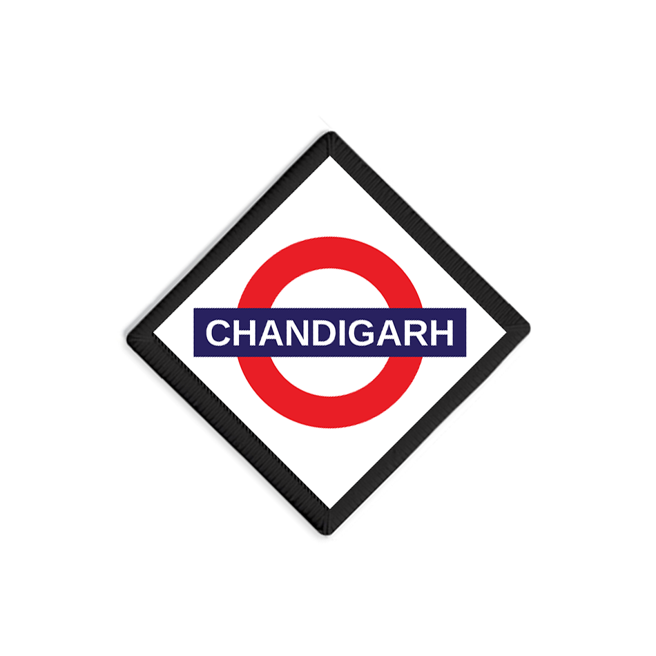 Chandigarh Railway Signboard Patch