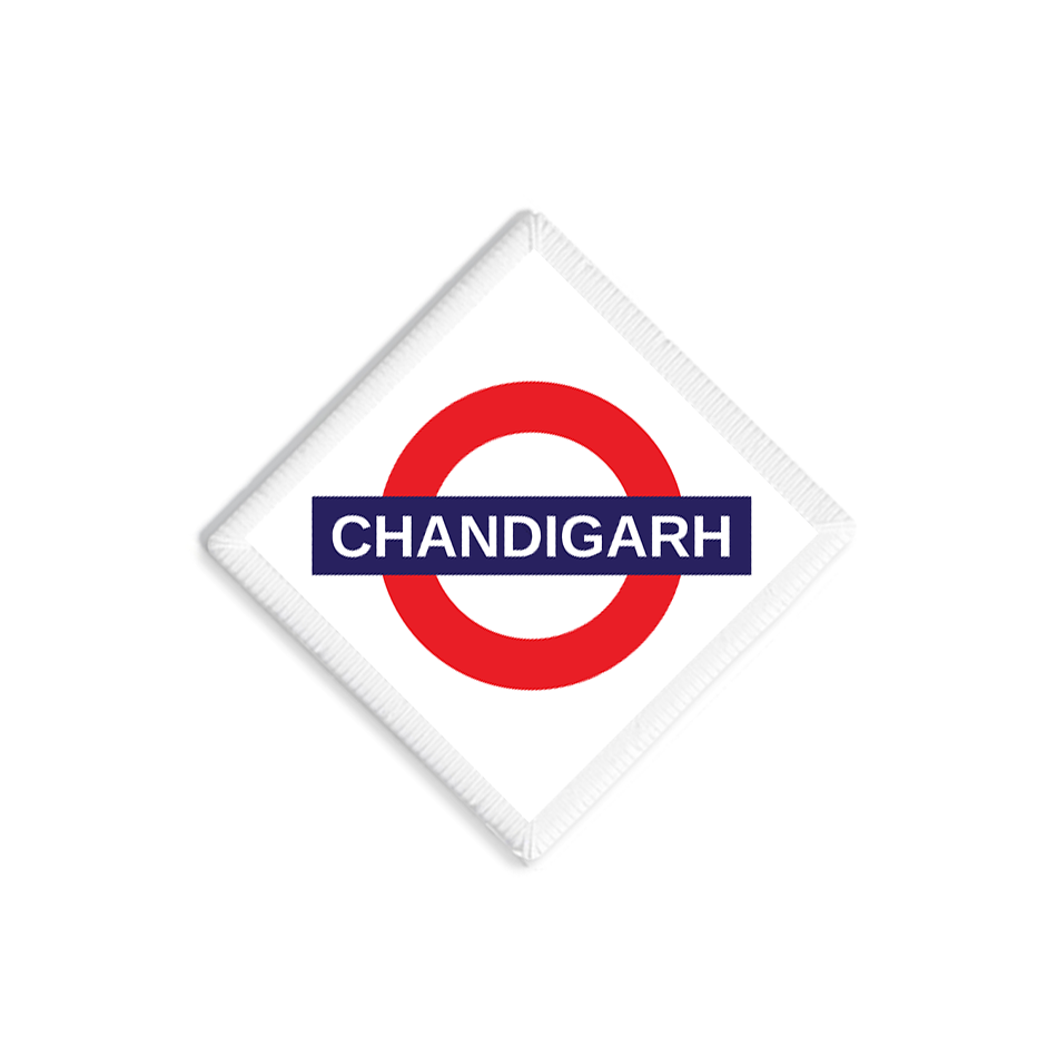 Chandigarh Railway Signboard Patch