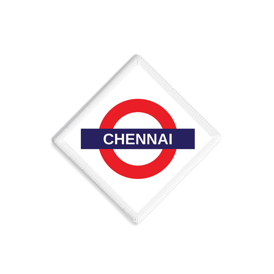 Chennai Railway Signboard Patch