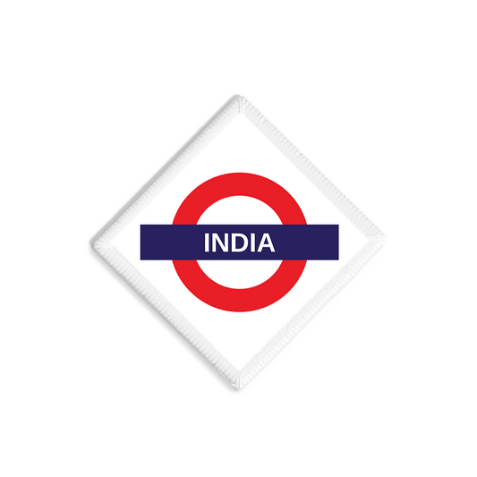 India Railway Signboard Patch