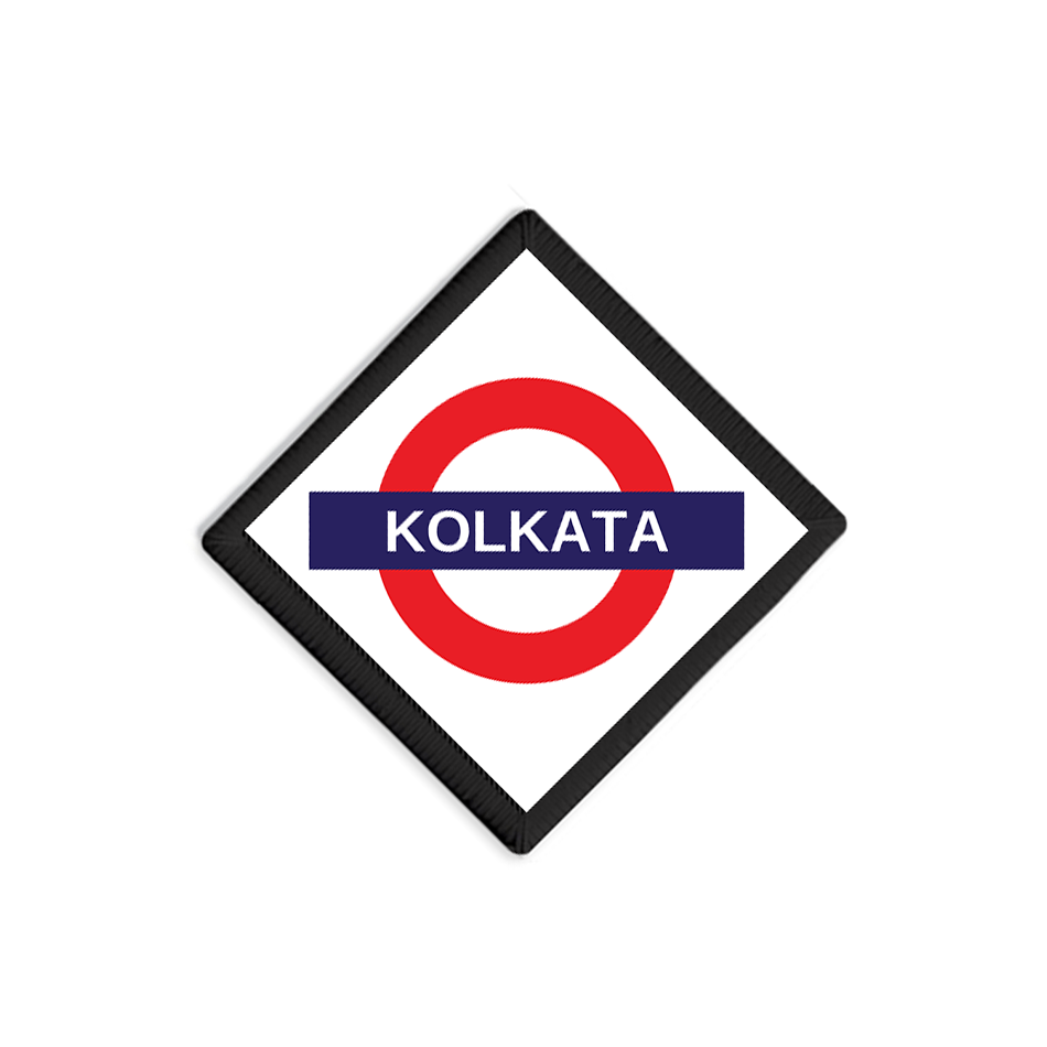 Kolkata Railway Signboard Patch