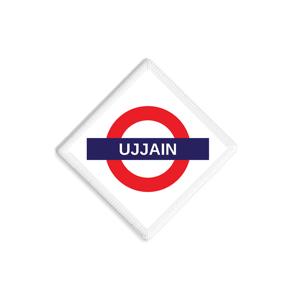 Ujjain Railway Signboard Patch