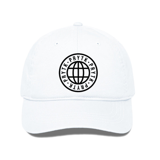 PRYTK White Globe Cap