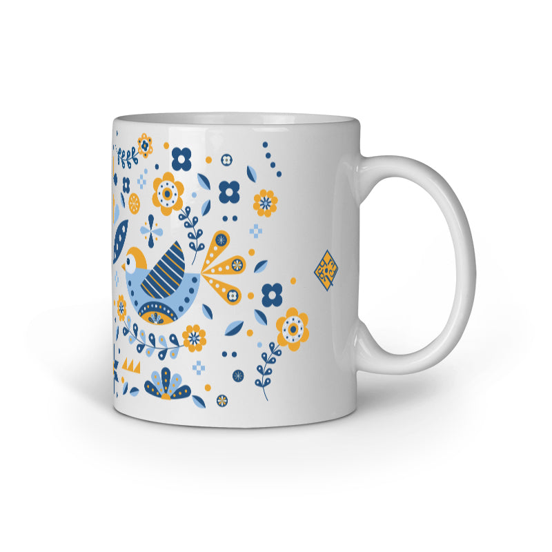 Scandinavian Bird Mug