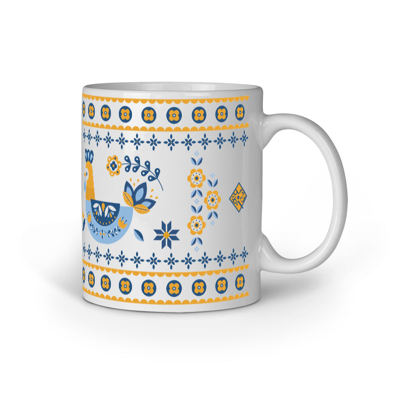 Scandinavian Rooster Mug