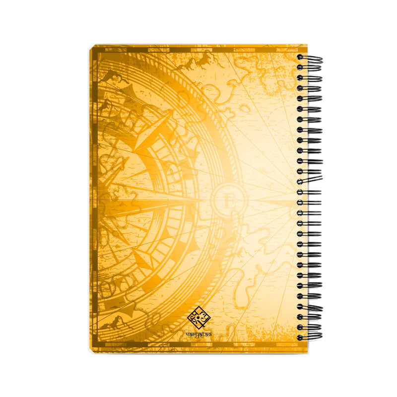 Crimson Compass Notebook
