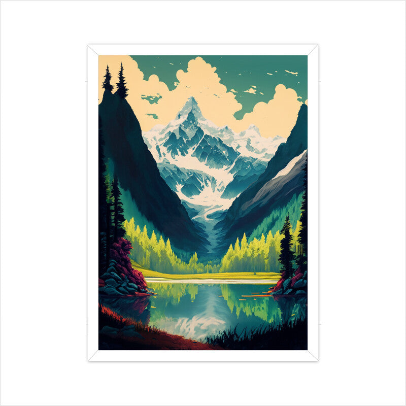 Way to the Mountain Poster