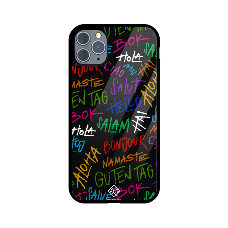 Global Greetings Dark iPhone Case