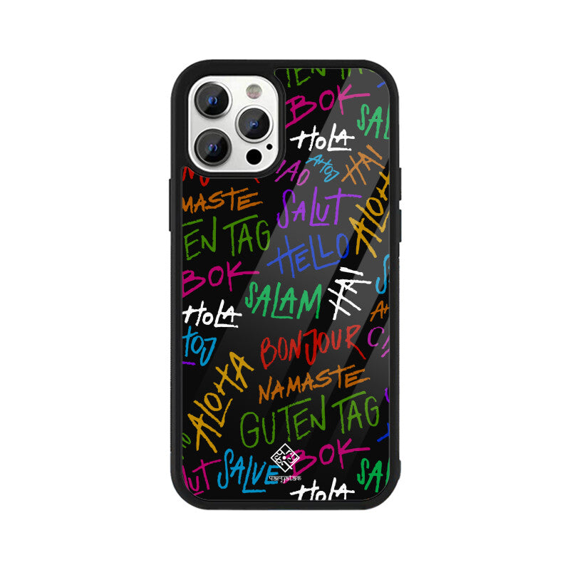 Global Greetings Dark iPhone Case