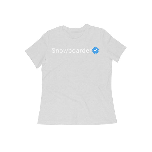 Verified Snowboarder - Women's T-shirt