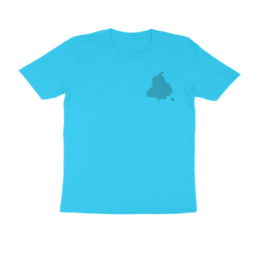 Punjab GeoLingo // Black Print T-shirt for Men