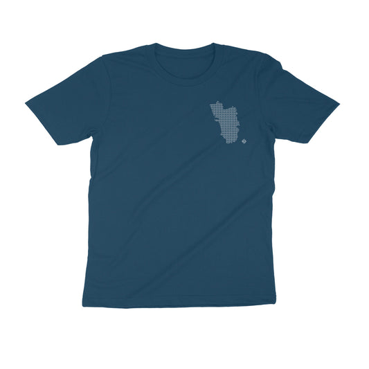 Goa GeoLingo // White Print T-shirt for Men
