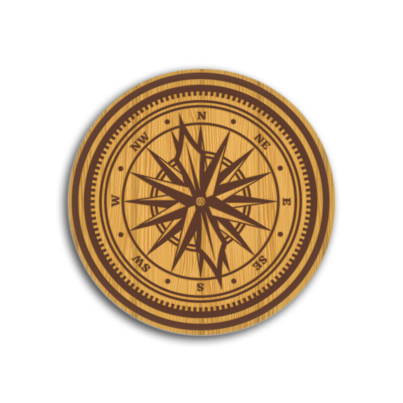 Compass Coaster Pack of 6 - I