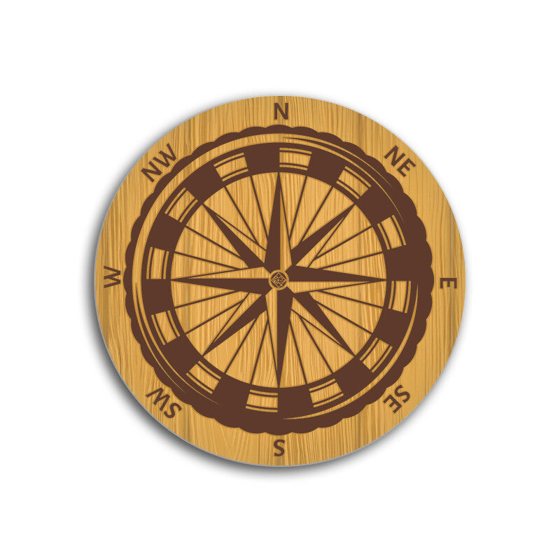 Compass Coaster Pack of 6 - I