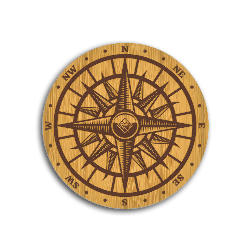 Compass Coaster Pack of 6 - I