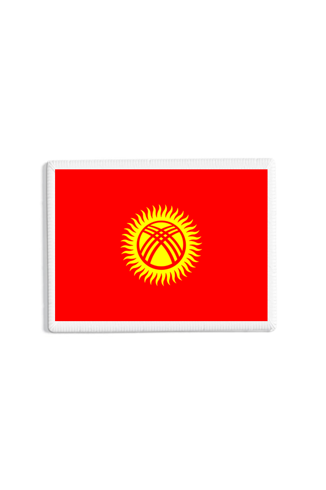 Kyrgyzstan Flag Patch