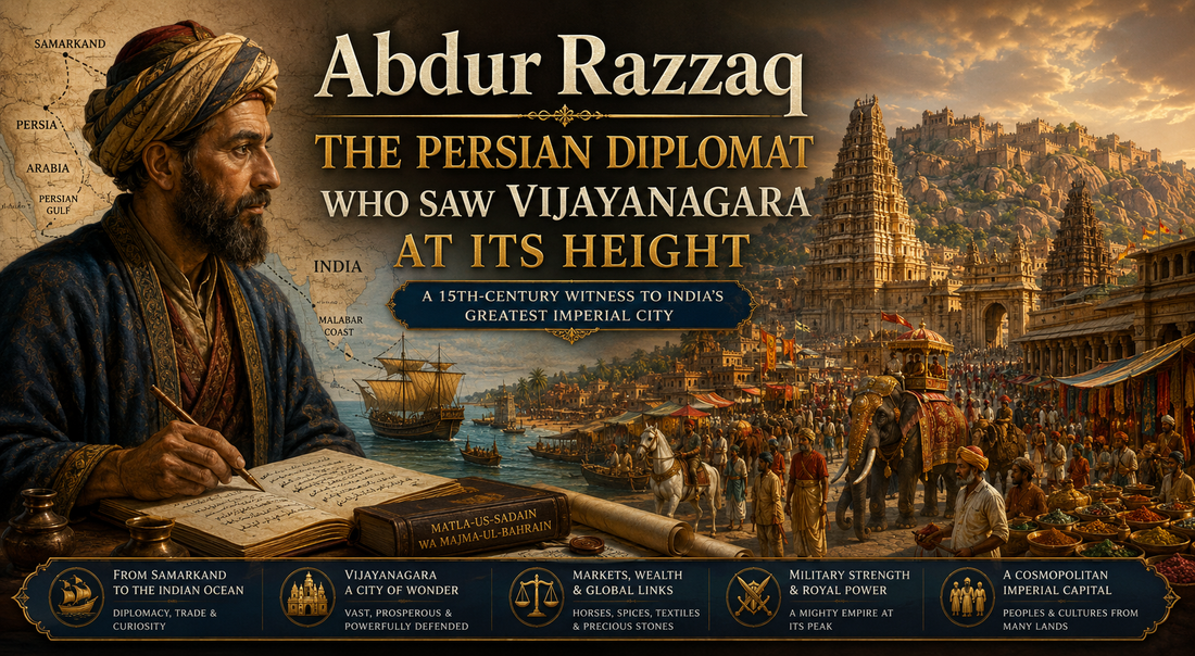 Abdur Razzaq: The Persian Diplomat Who Saw Vijayanagara at Its Height