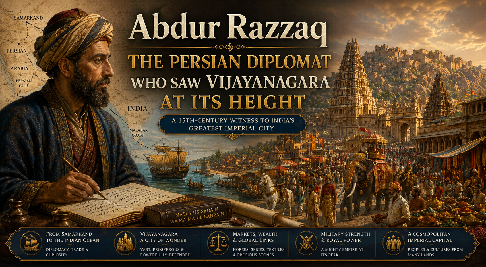 Abdur Razzaq: The Persian Diplomat Who Saw Vijayanagara at Its Height