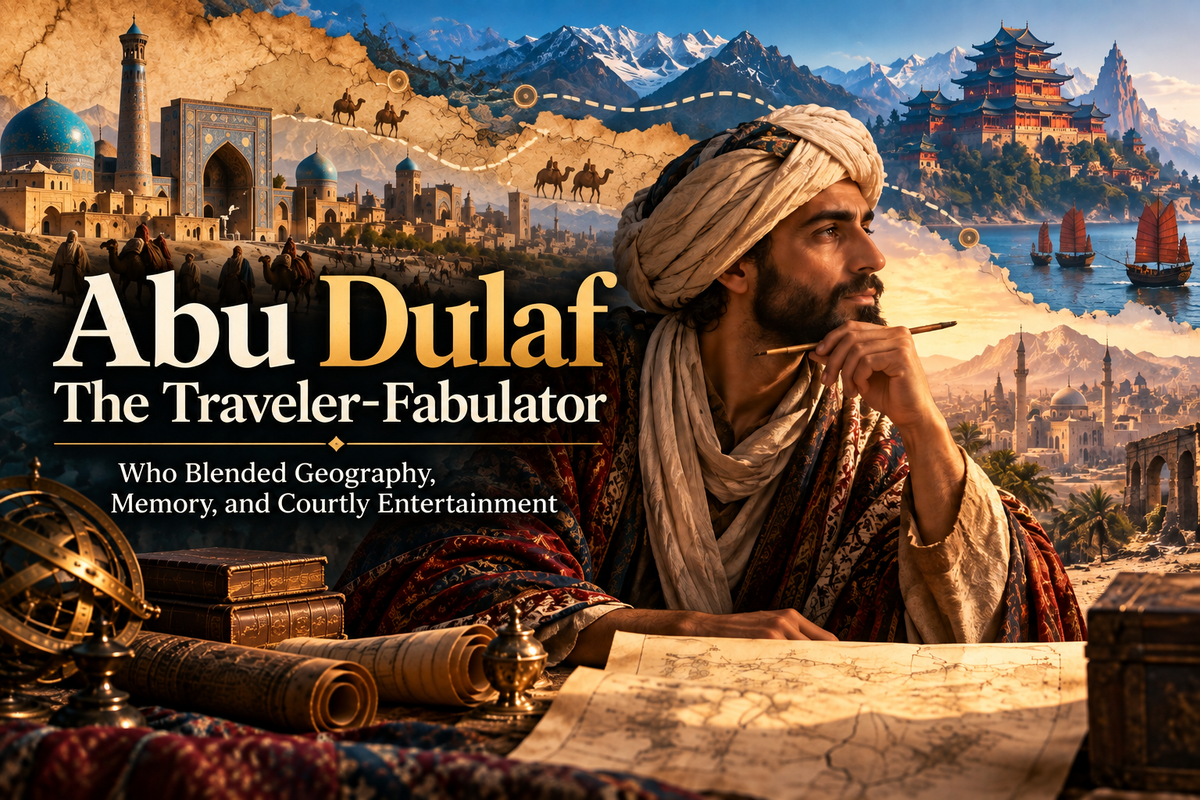 Abu Dulaf: The Traveler-Fabulator Who Blended Geography, Memory, and Courtly Entertainment