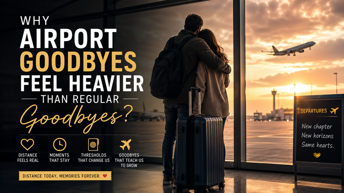 Why Airport Goodbyes Feel Heavier Than Regular Goodbyes?