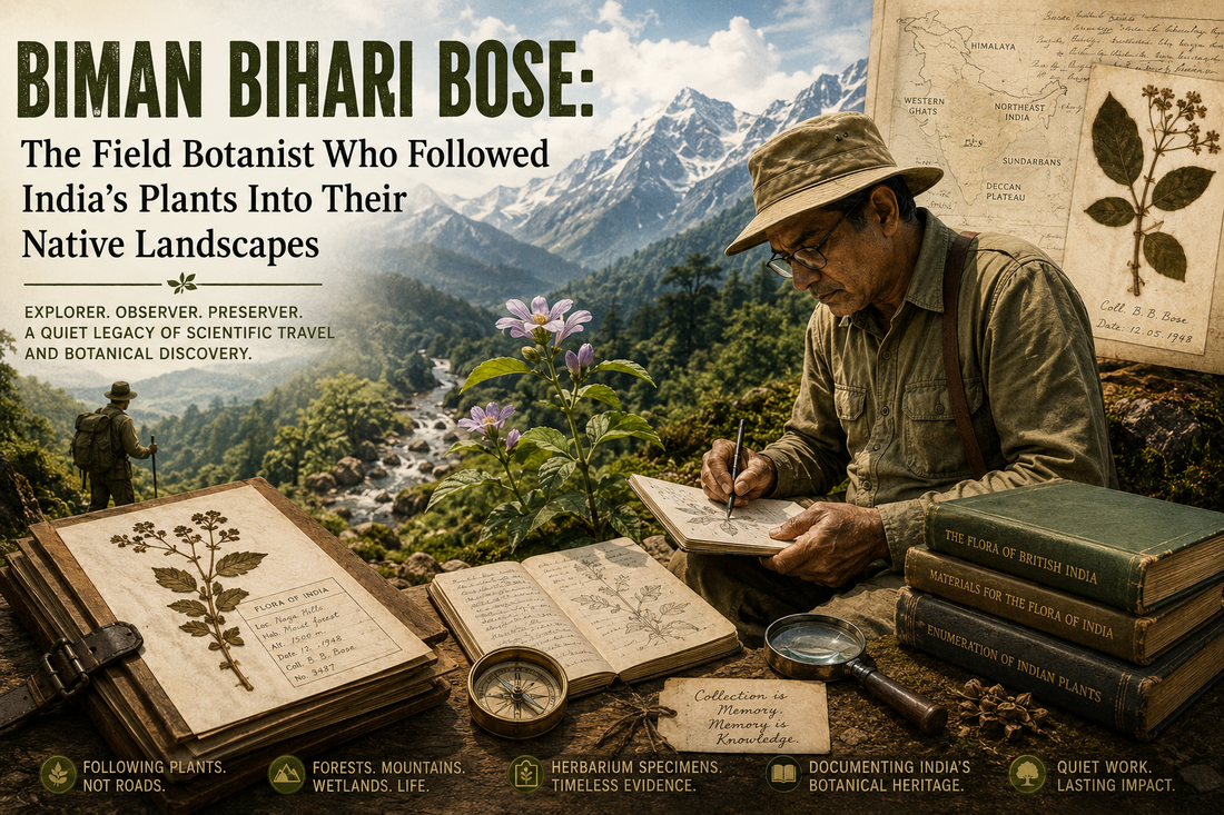 Biman Bihari Bose: The Field Botanist Who Followed India’s Plants Into Their Native Landscapes