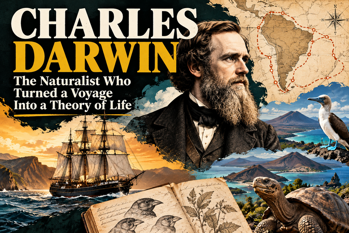 Charles Darwin: The Naturalist Who Turned a Voyage Into a Theory of Life