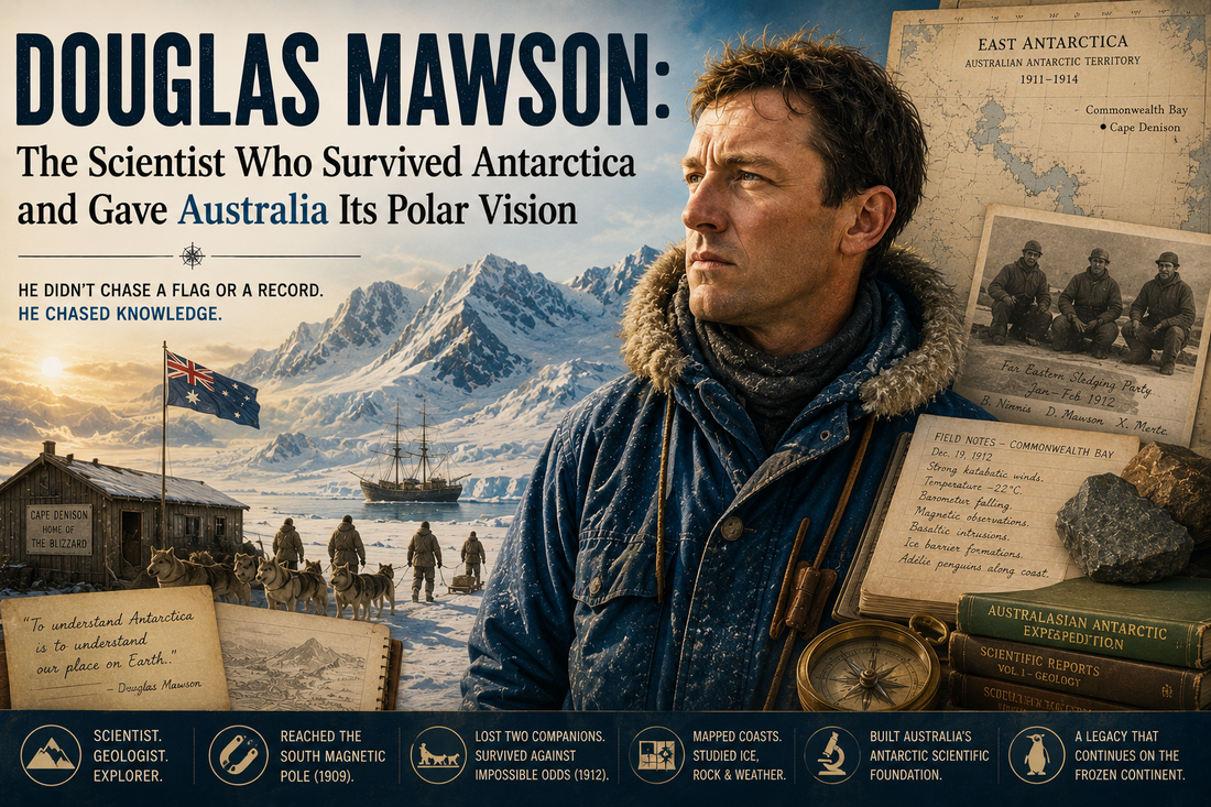 Douglas Mawson: The Scientist Who Survived Antarctica and Gave Australia Its Polar Vision