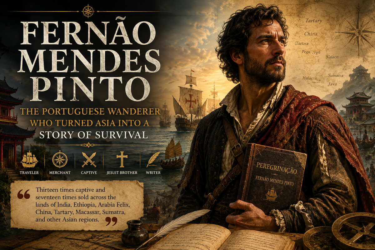 Fernão Mendes Pinto: The Portuguese Wanderer Who Turned Asia Into a Story of Survival