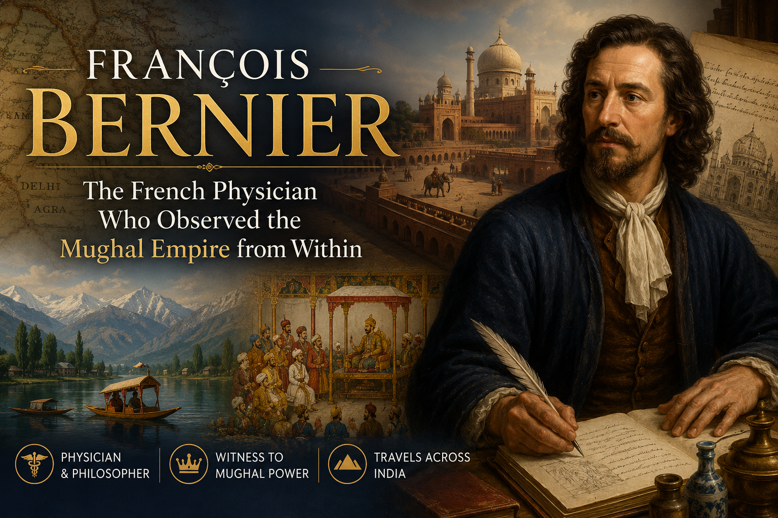 François Bernier: The French Physician Who Observed the Mughal Empire from Within