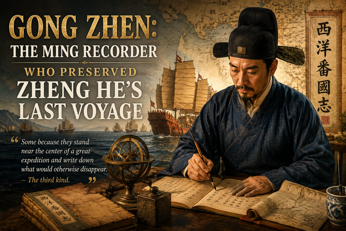 Gong Zhen: The Ming Recorder Who Preserved Zheng He’s Last Voyage