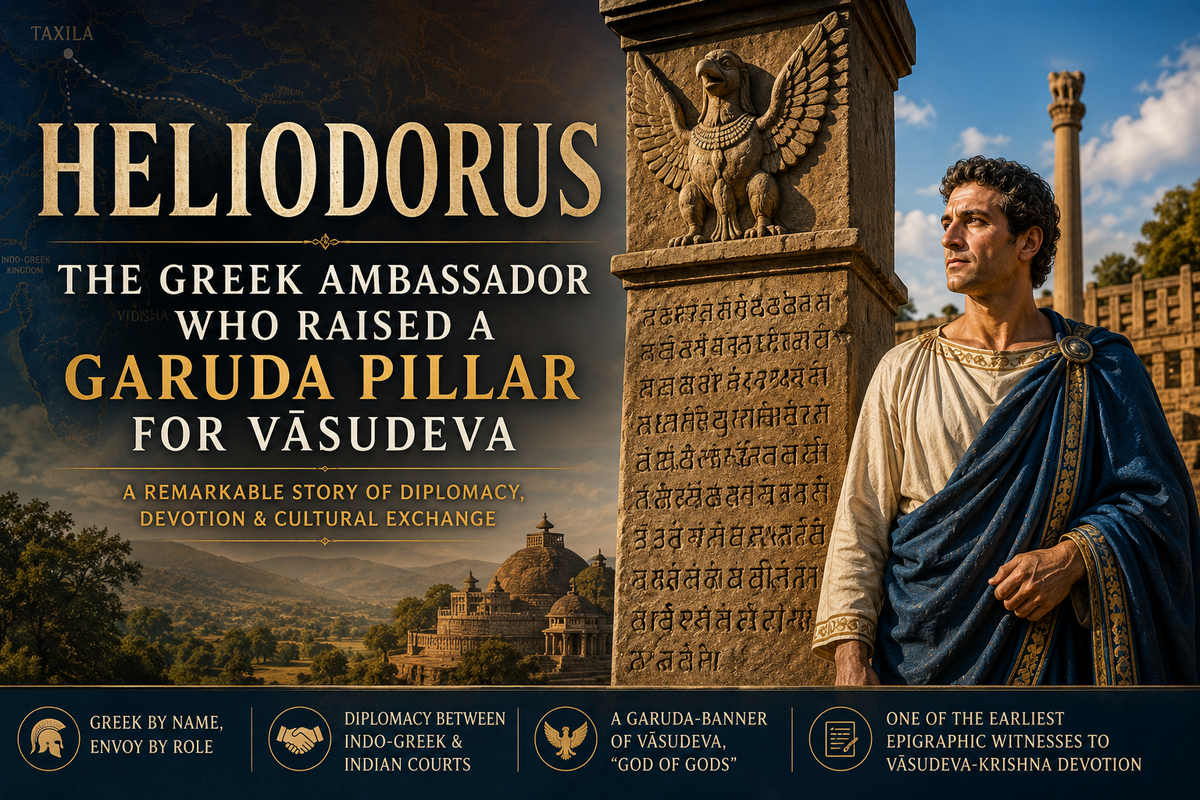 Heliodorus: The Greek Ambassador Who Raised a Garuda Pillar for Vāsudeva