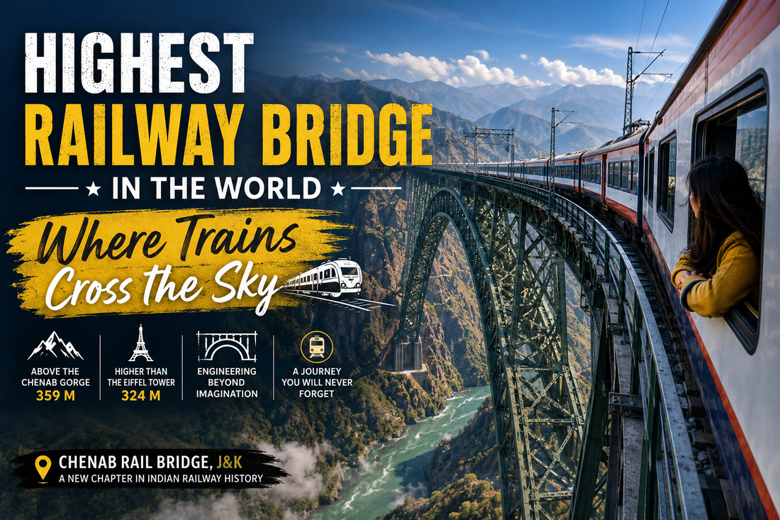 🏔️Highest Railway Bridge in the World