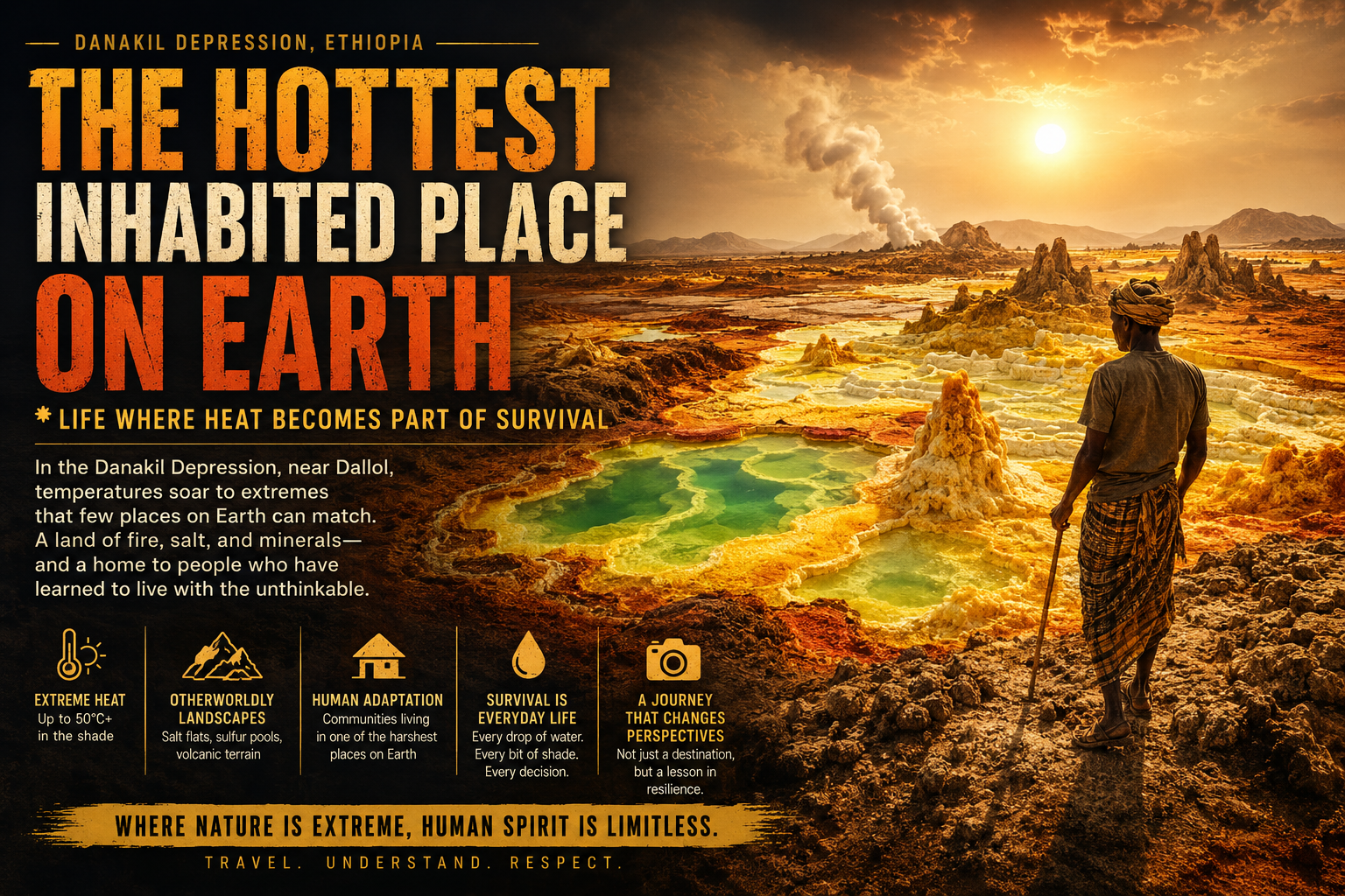 🔥Hottest Inhabited Place on Earth