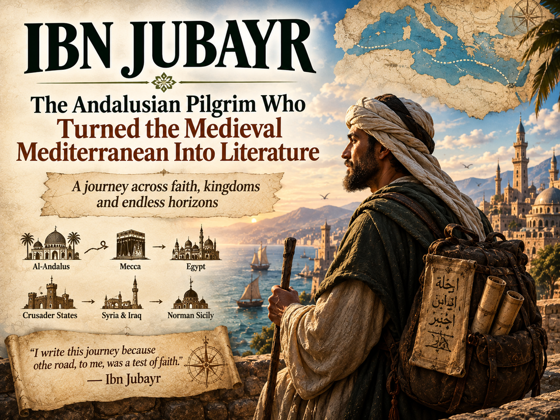 Ibn Jubayr: The Andalusian Pilgrim Who Turned the Medieval Mediterranean Into Literature