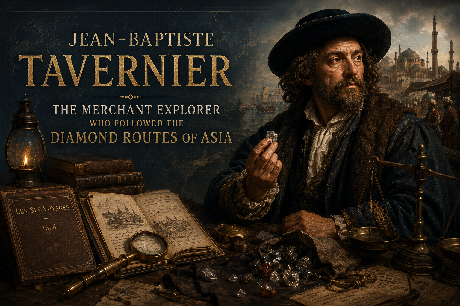 Jean-Baptiste Tavernier: The Merchant Explorer Who Followed the Diamond Routes of Asia