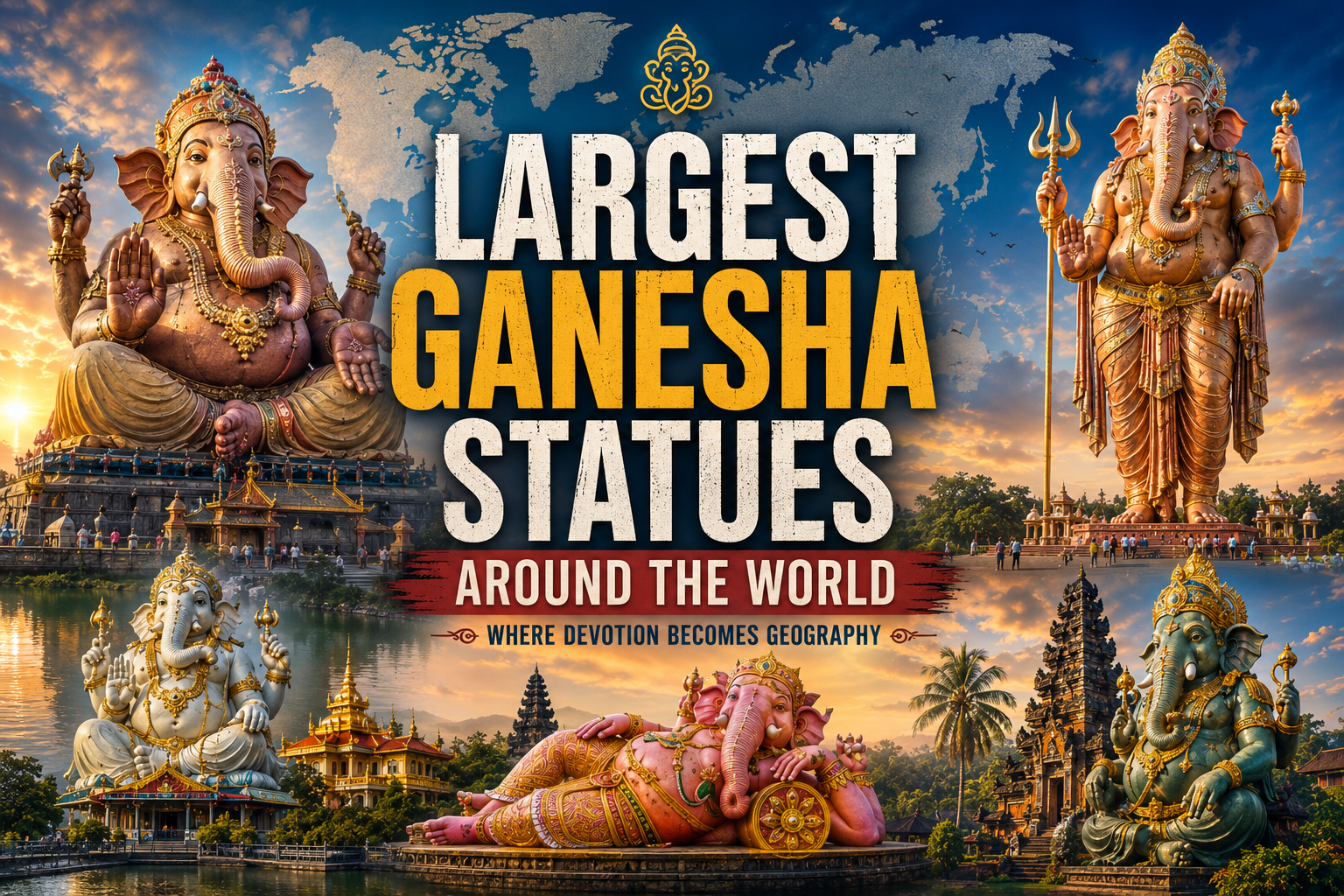Largest Ganesha Statues Around the World - Where Devotion Becomes Geography
