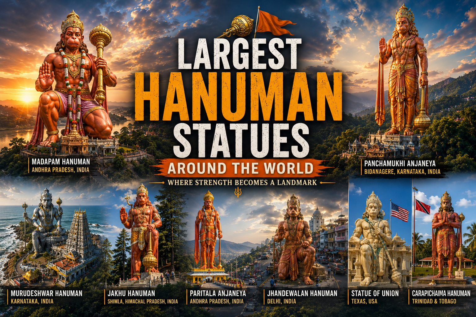 Largest Hanuman Statues Around the World - Where Strength Becomes a Landmark