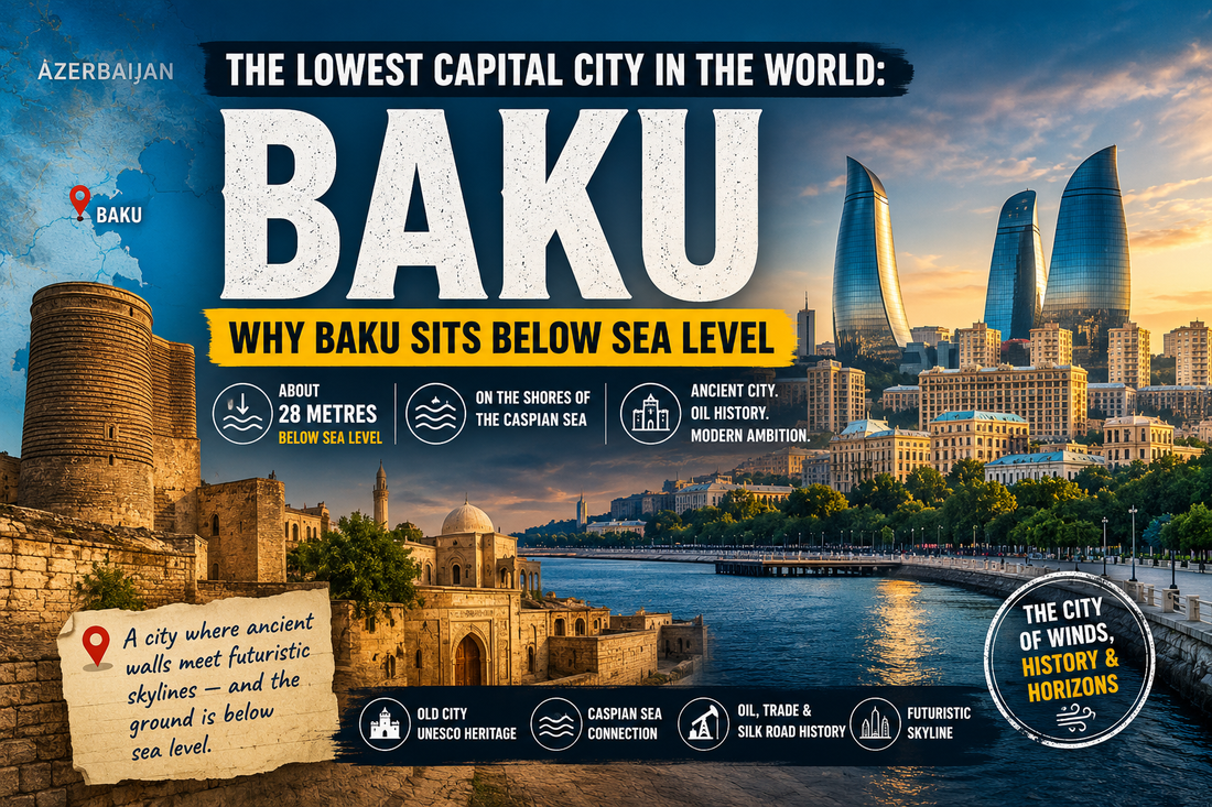 The Lowest Capital City in the World: Why Baku Sits Below Sea Level
