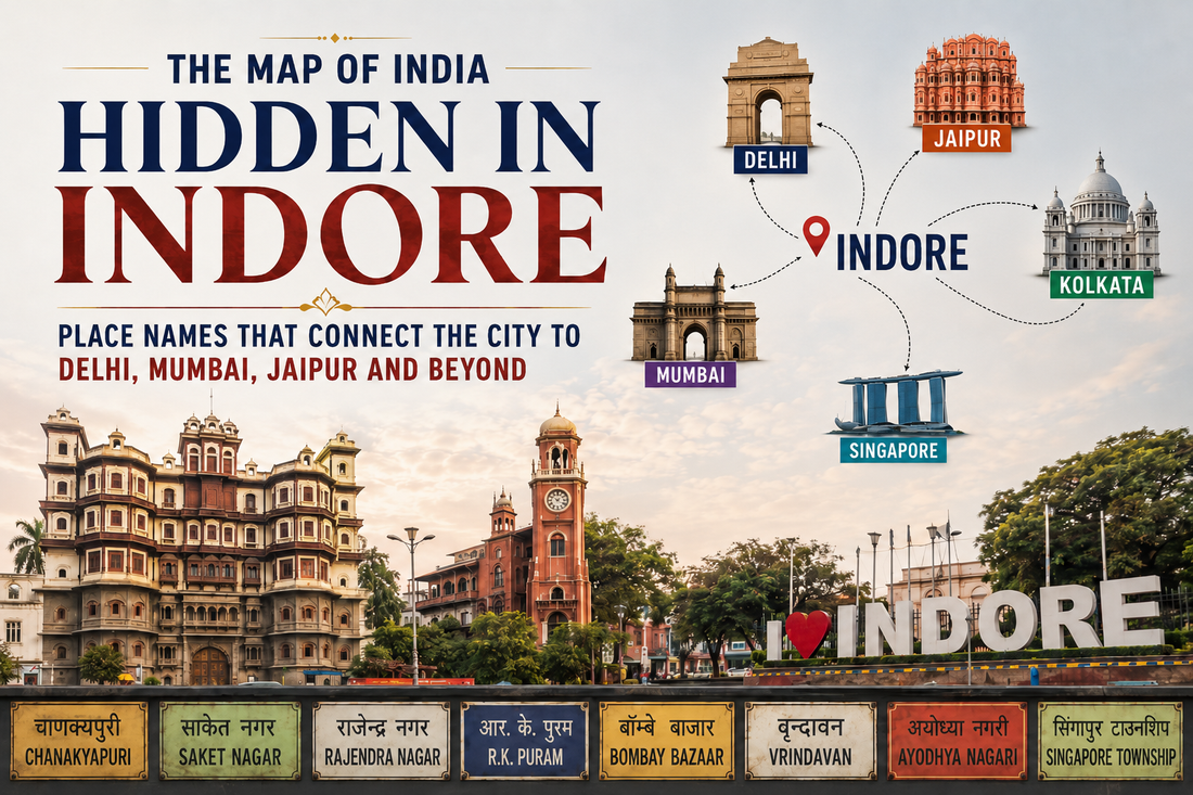The Map of India Hidden in Indore: Place Names That Connect the City to Delhi, Mumbai, Jaipur and Beyond
