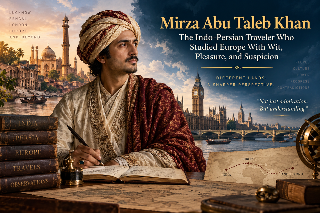 Mirza Abu Taleb Khan: The Indo-Persian Traveler Who Studied Europe With Wit, Pleasure, and Suspicion