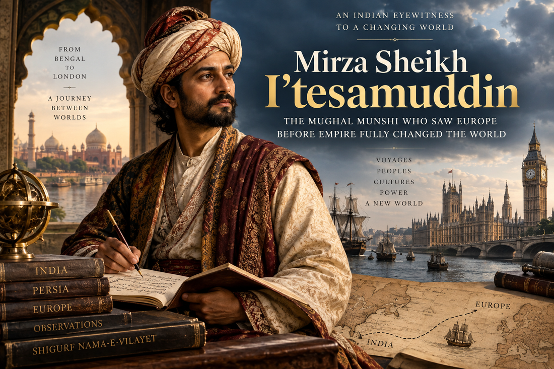 Mirza Sheikh I’tesamuddin: The Mughal Munshi Who Saw Europe Before Empire Fully Changed the World