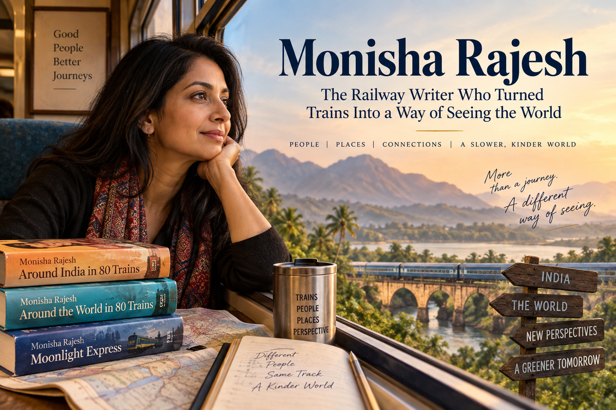Monisha Rajesh: The Railway Writer Who Turned Trains Into a Way of Seeing the World
