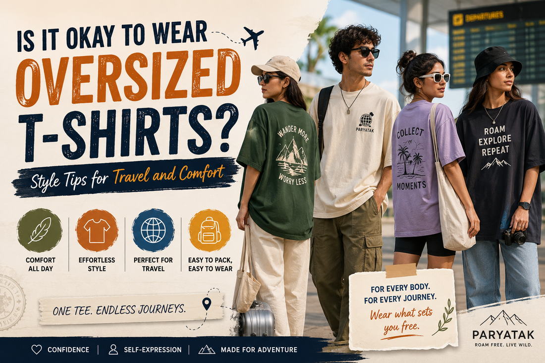 Is It Okay to Wear Oversized T-Shirts? 🤔 Style Tips for Travel and Comfort ✈️