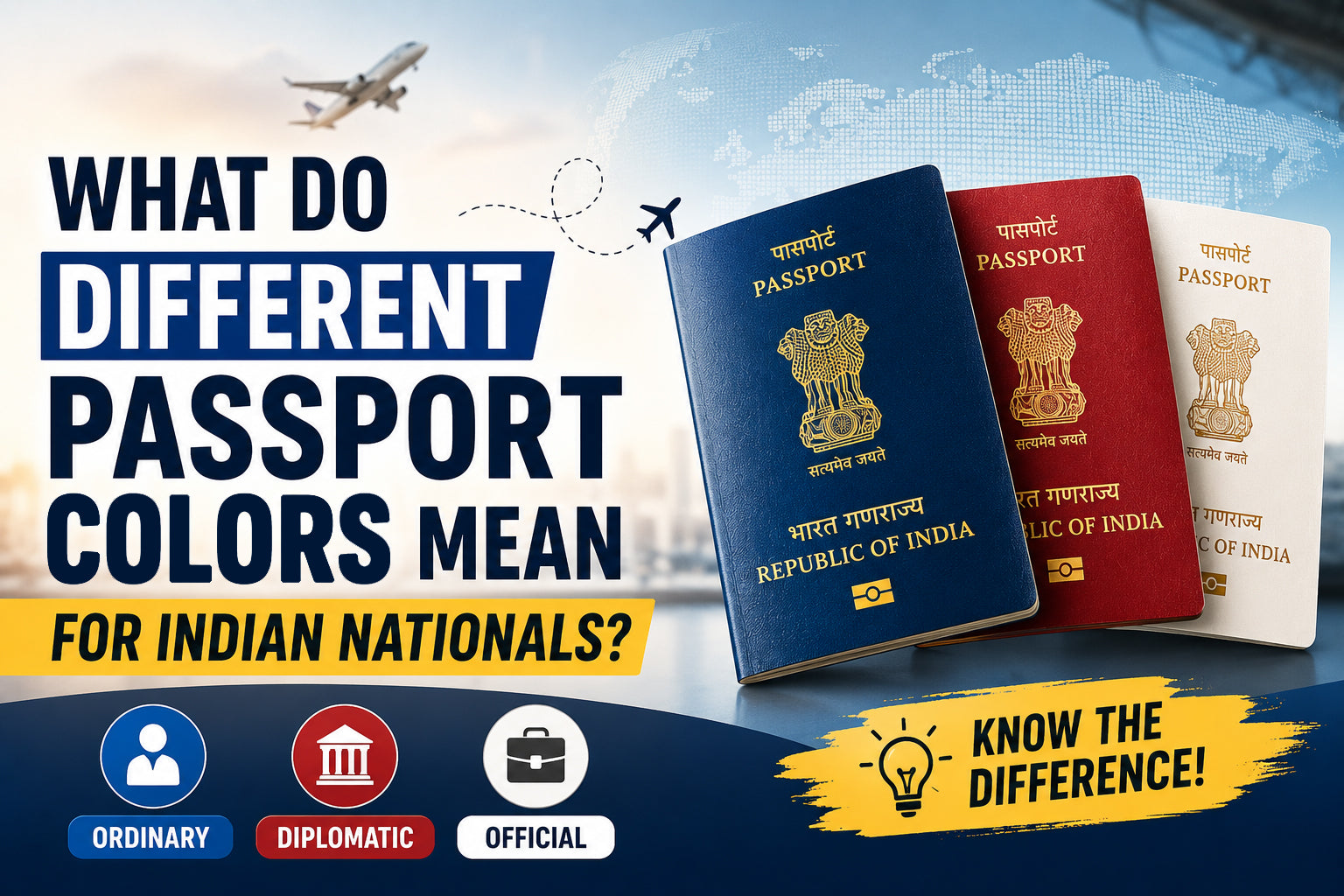 What do Different Passport Colors Mean for Indian Nationals?