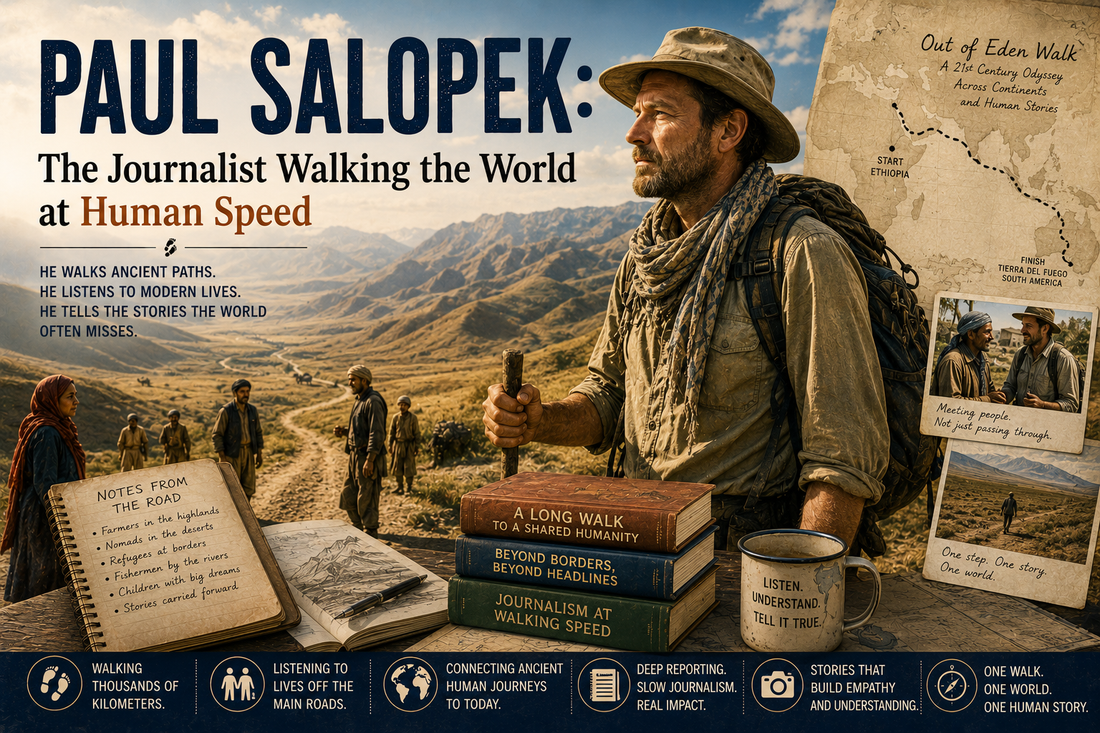 Paul Salopek: The Journalist Walking the World at Human Speed