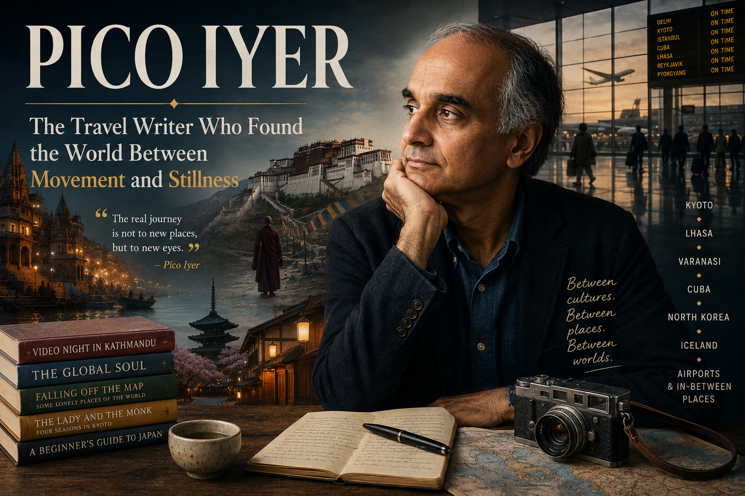 Pico Iyer: The Travel Writer Who Found the World Between Movement and Stillness