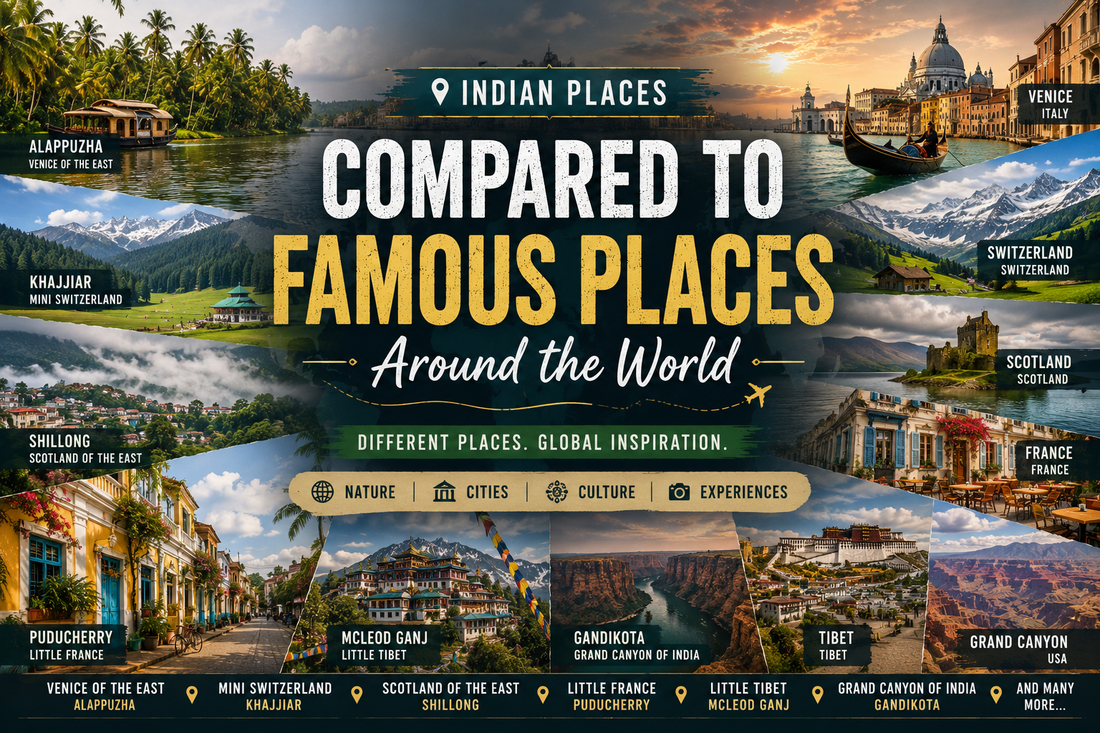 Indian Places Compared to Famous Places Around the World