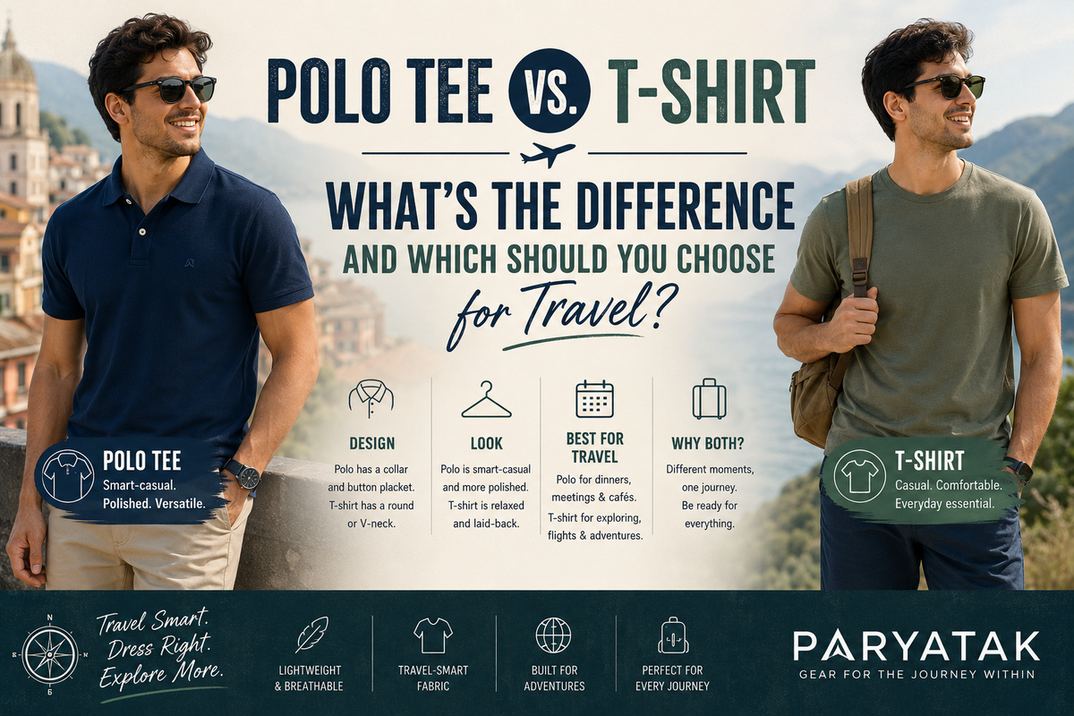 Polo Tee vs. T-Shirt: What’s the Difference and Which Should You Choose for Travel?