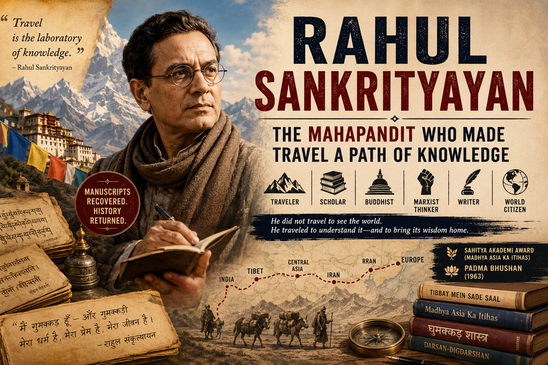 Rahul Sankrityayan: The Mahapandit Who Made Travel a Path of Knowledge